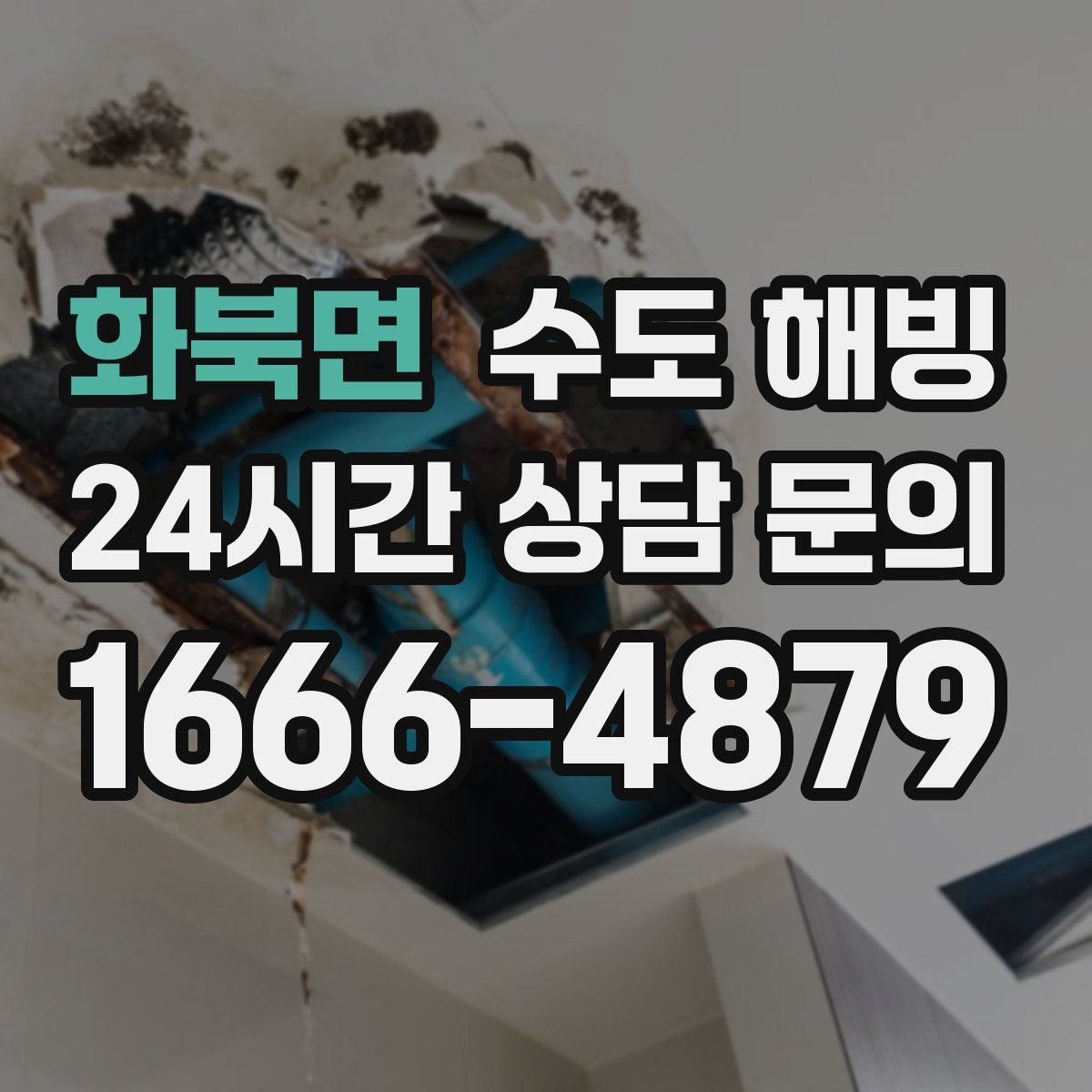 화북면 수도 해빙