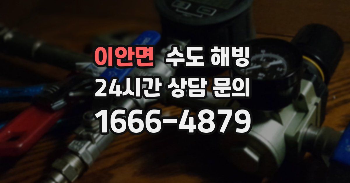 이안면 수도 해빙