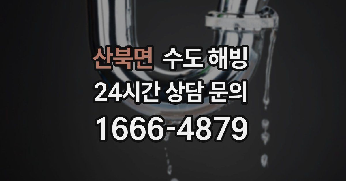 산북면 수도 해빙