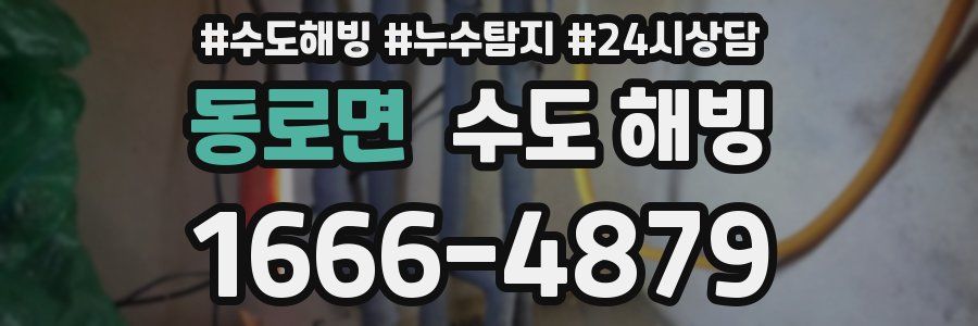 동로면 수도 해빙