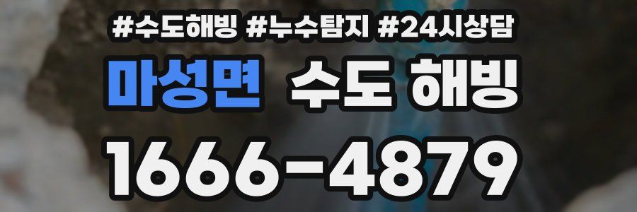 마성면 수도 해빙