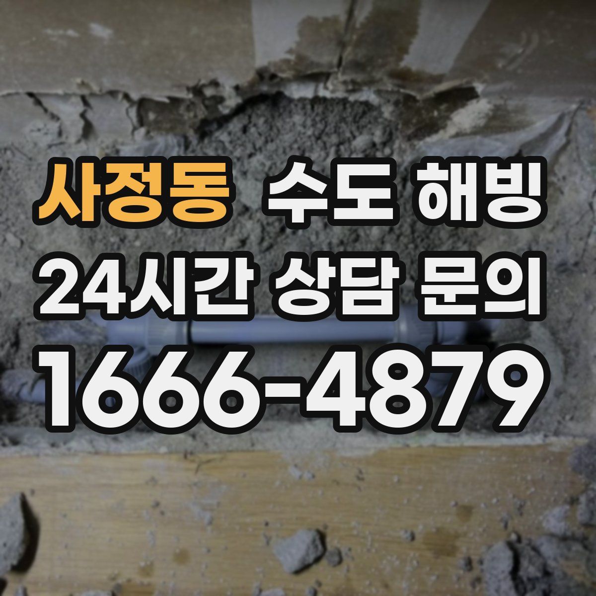 사정동 수도 해빙