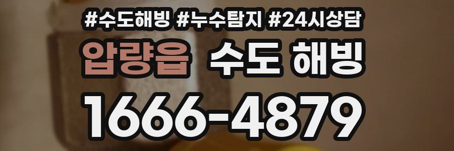 압량읍 수도 해빙