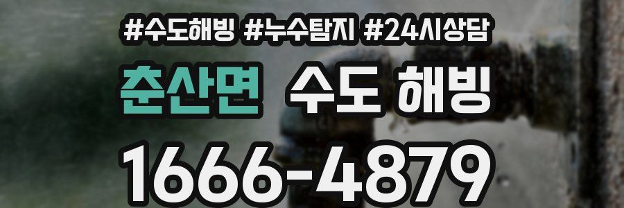 춘산면 수도 해빙