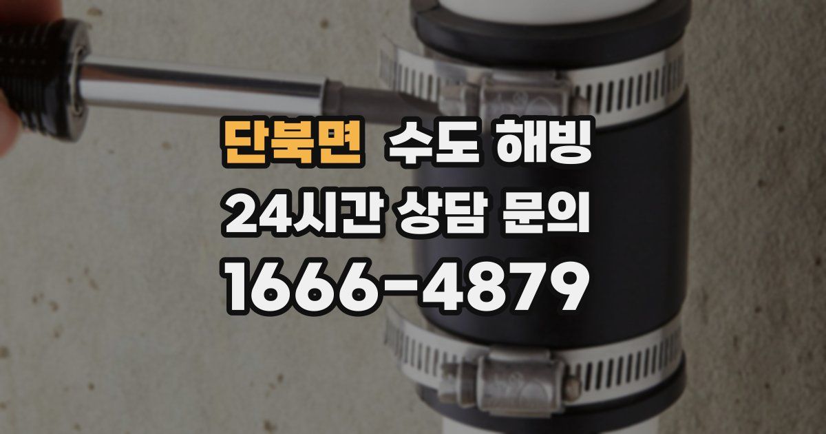 단북면 수도 해빙