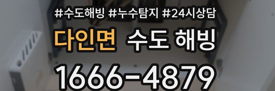 다인면 수도 해빙