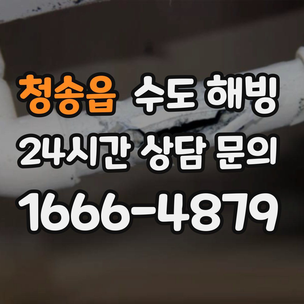 청송읍 수도 해빙