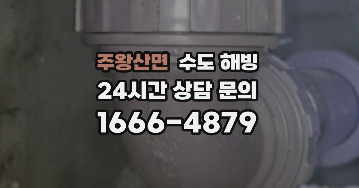 주왕산면 수도 해빙