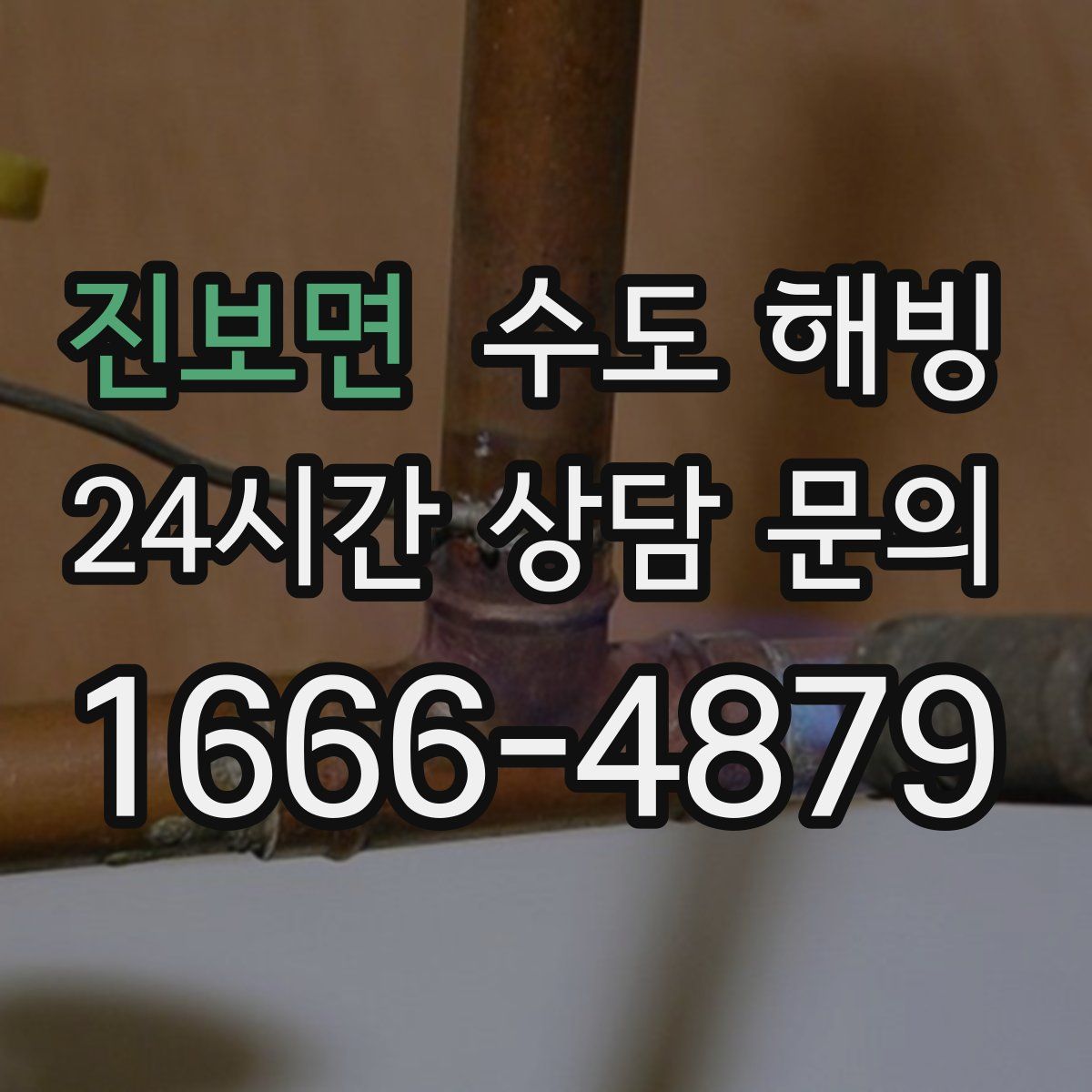 진보면 수도 해빙