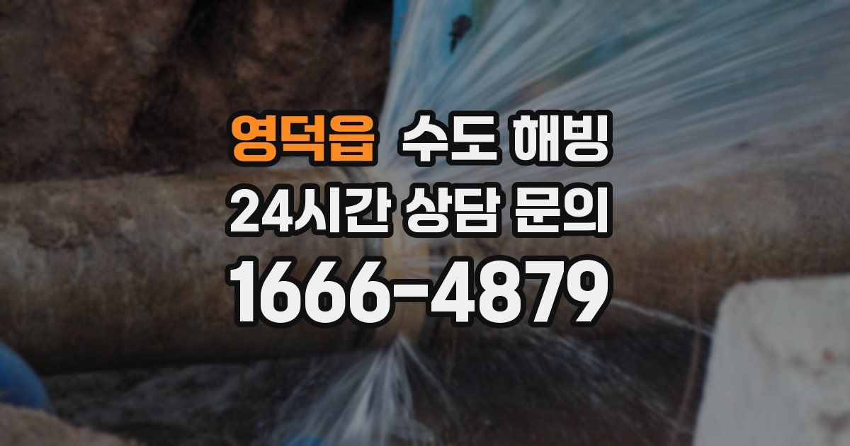 영덕읍 수도 해빙