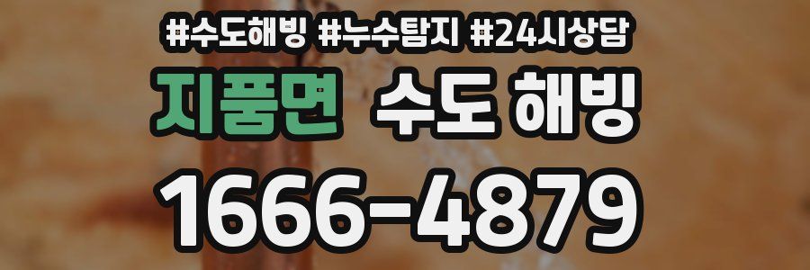 지품면 수도 해빙