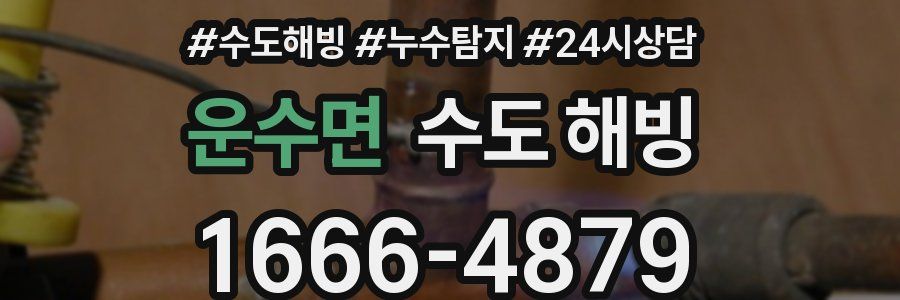 운수면 수도 해빙