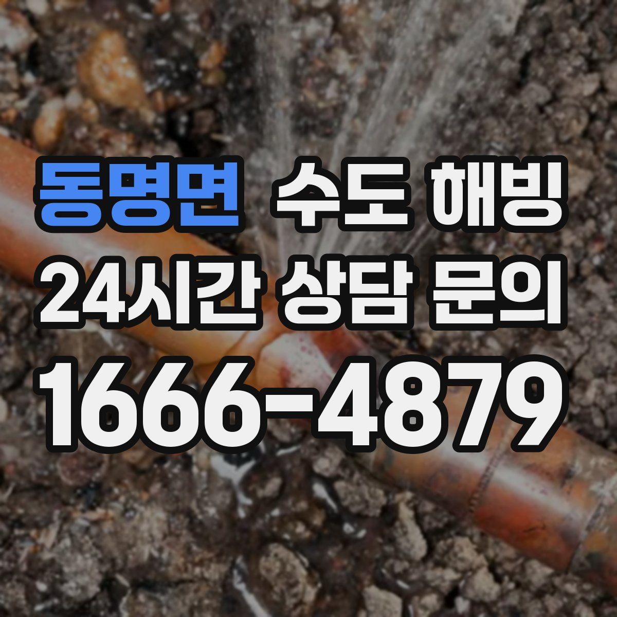 동명면 수도 해빙