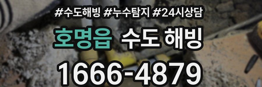 호명읍 수도 해빙