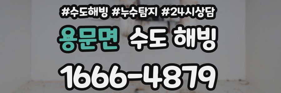 용문면 수도 해빙