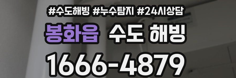 봉화읍 수도 해빙