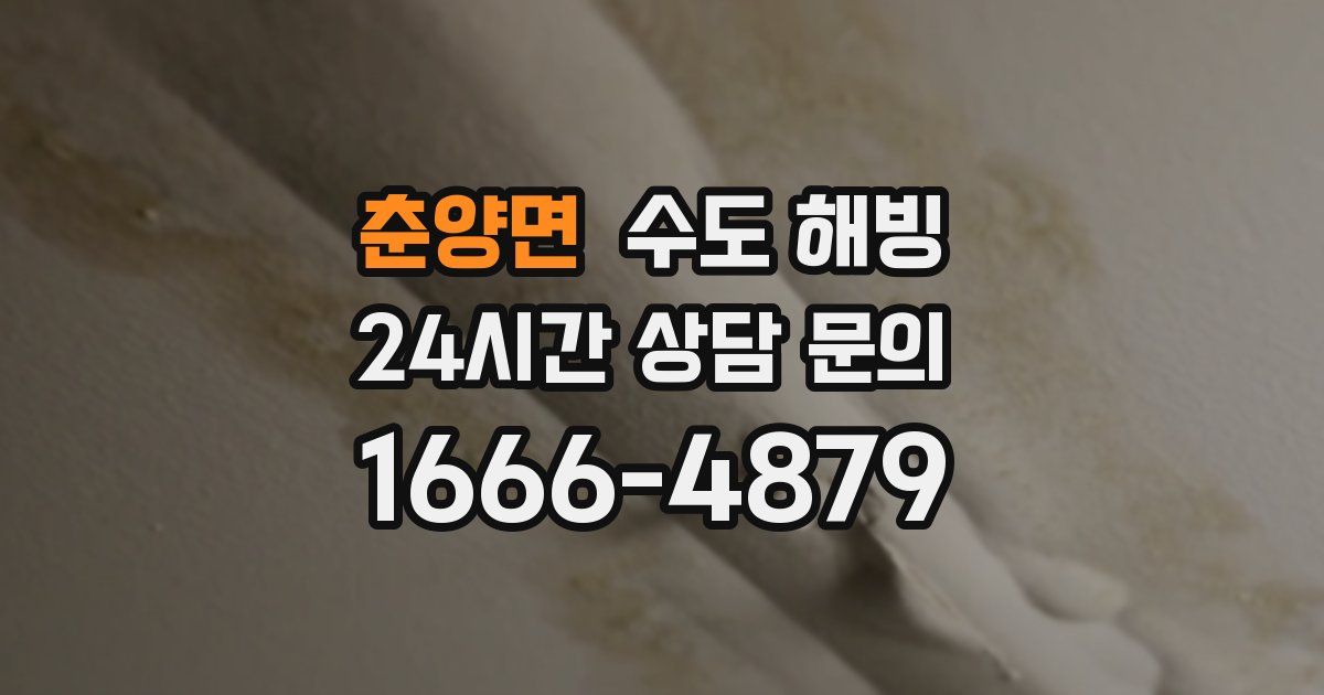 춘양면 수도 해빙