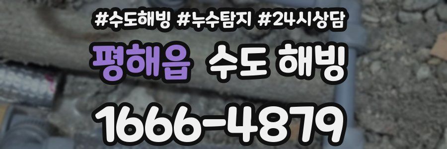 평해읍 수도 해빙