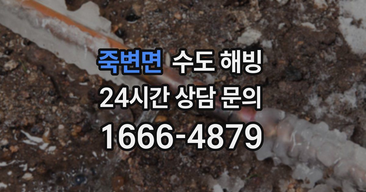 죽변면 수도 해빙