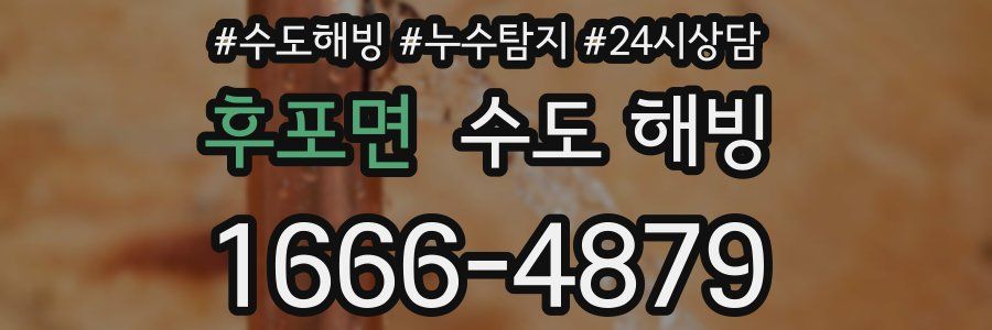 후포면 수도 해빙