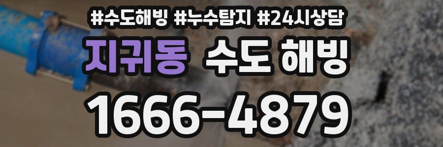지귀동 수도 해빙
