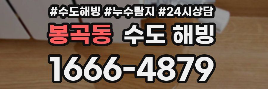 봉곡동 수도 해빙