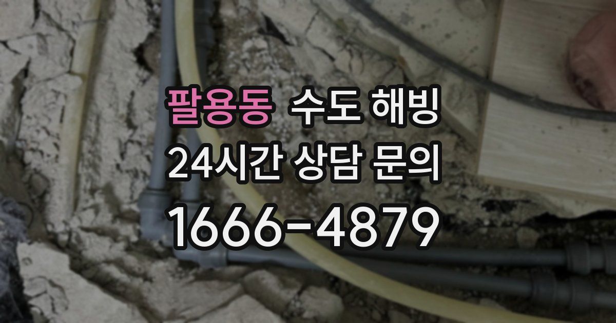 팔용동 수도 해빙