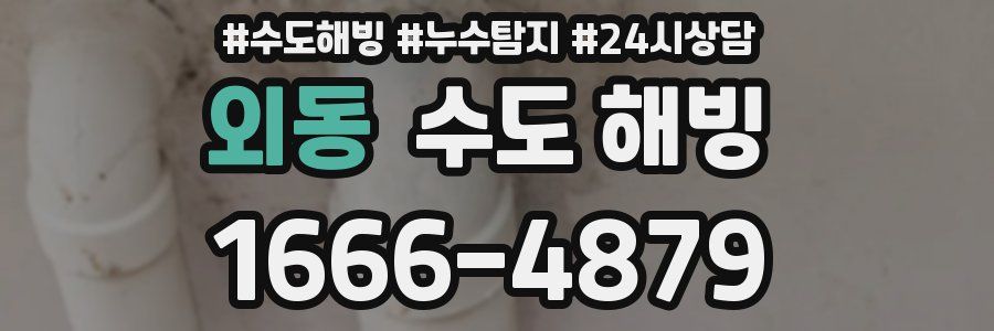 외동 수도 해빙