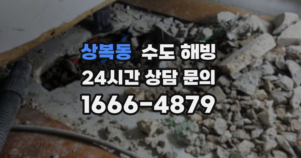 상복동 수도 해빙