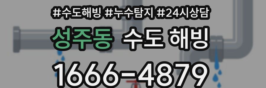 성주동 수도 해빙