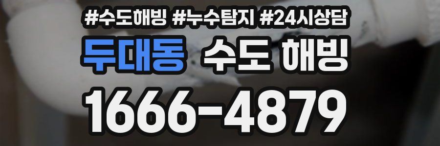 두대동 수도 해빙