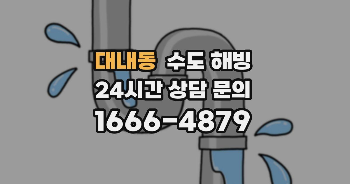 대내동 수도 해빙