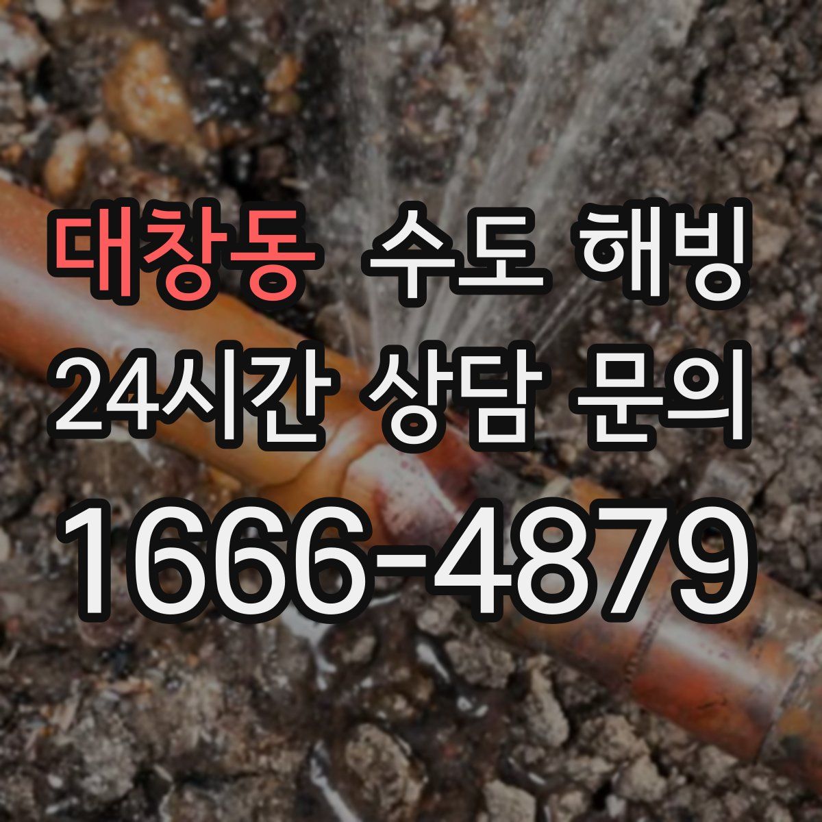 대창동 수도 해빙