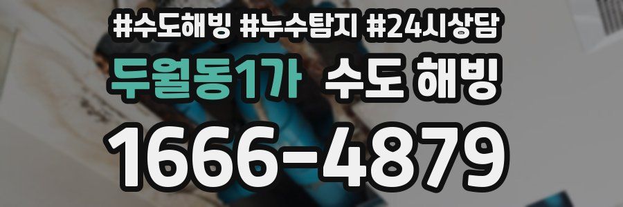 두월동1가 수도 해빙