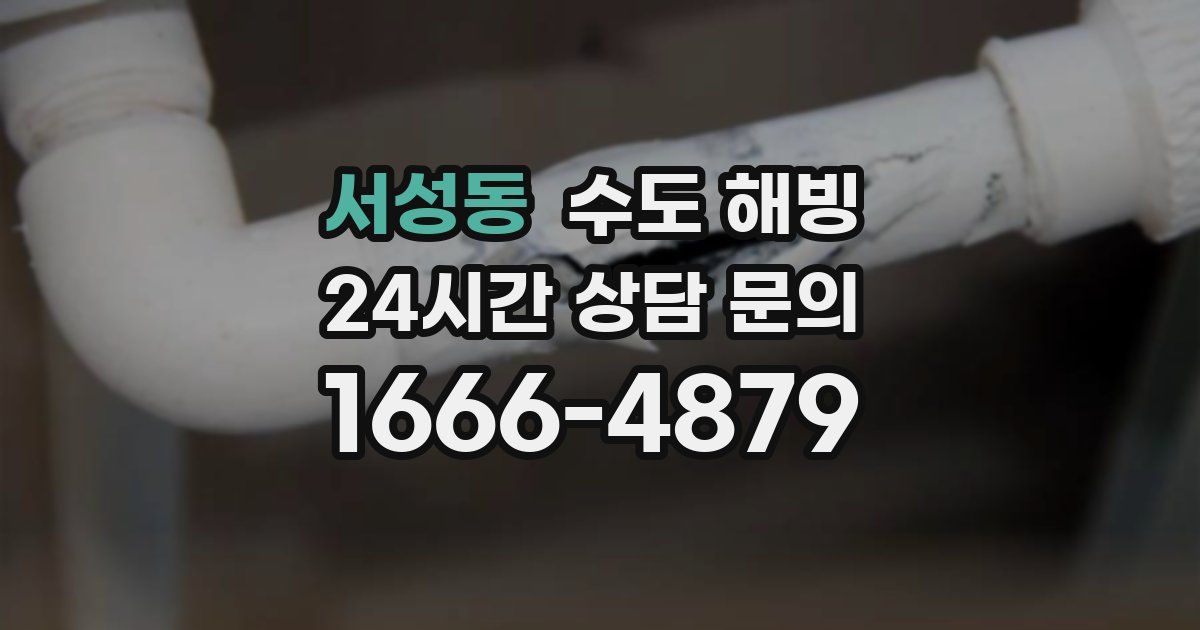 서성동 수도 해빙