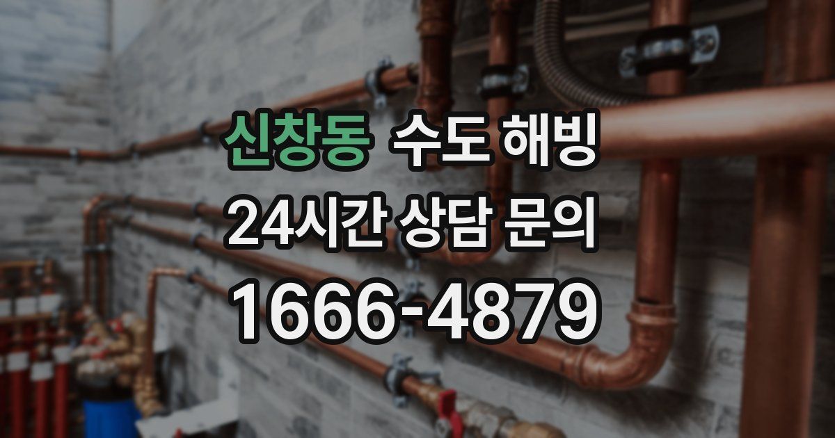 신창동 수도 해빙