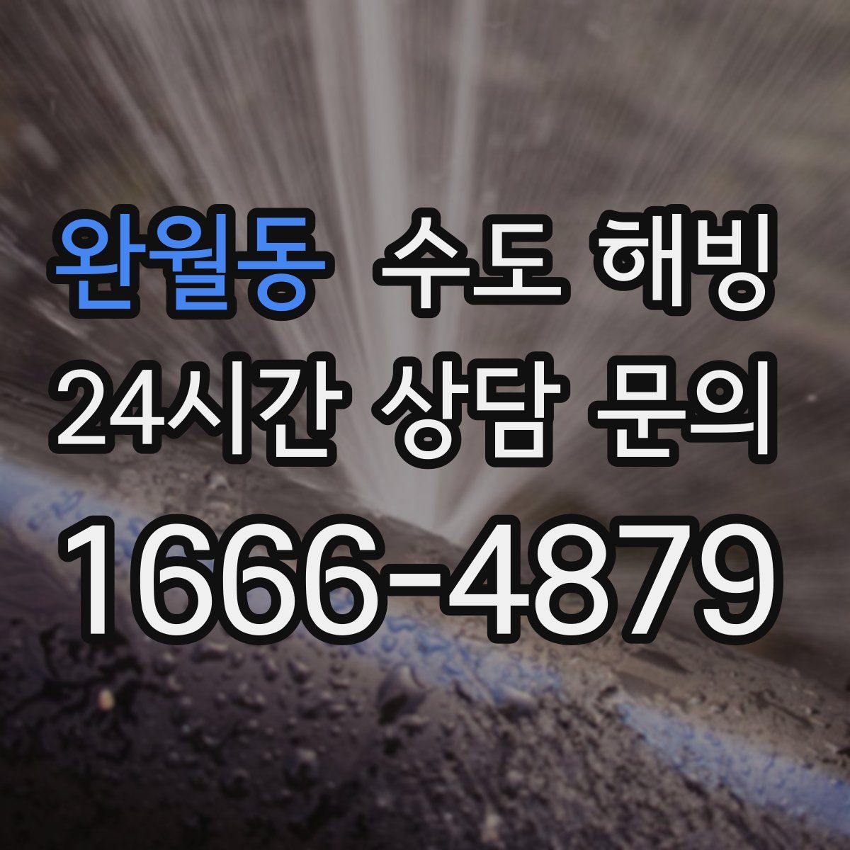 완월동 수도 해빙