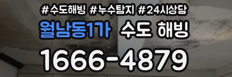 월남동1가 수도 해빙