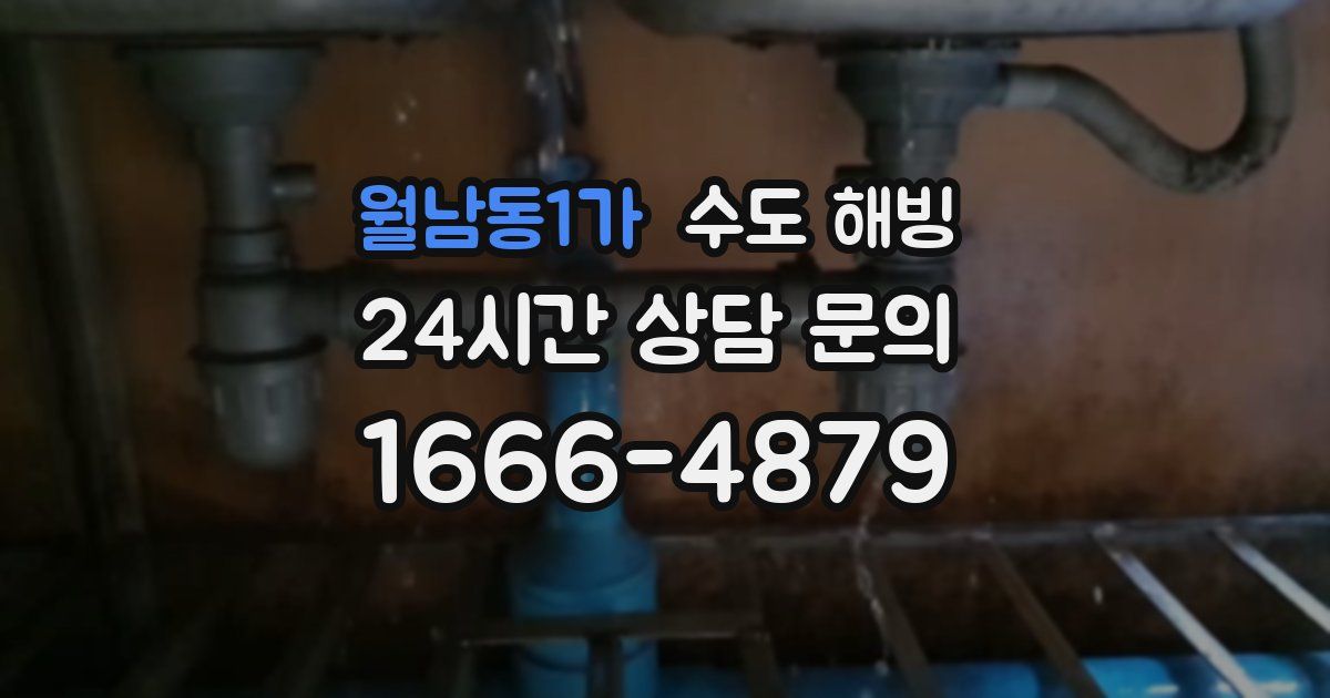 월남동1가 수도 해빙