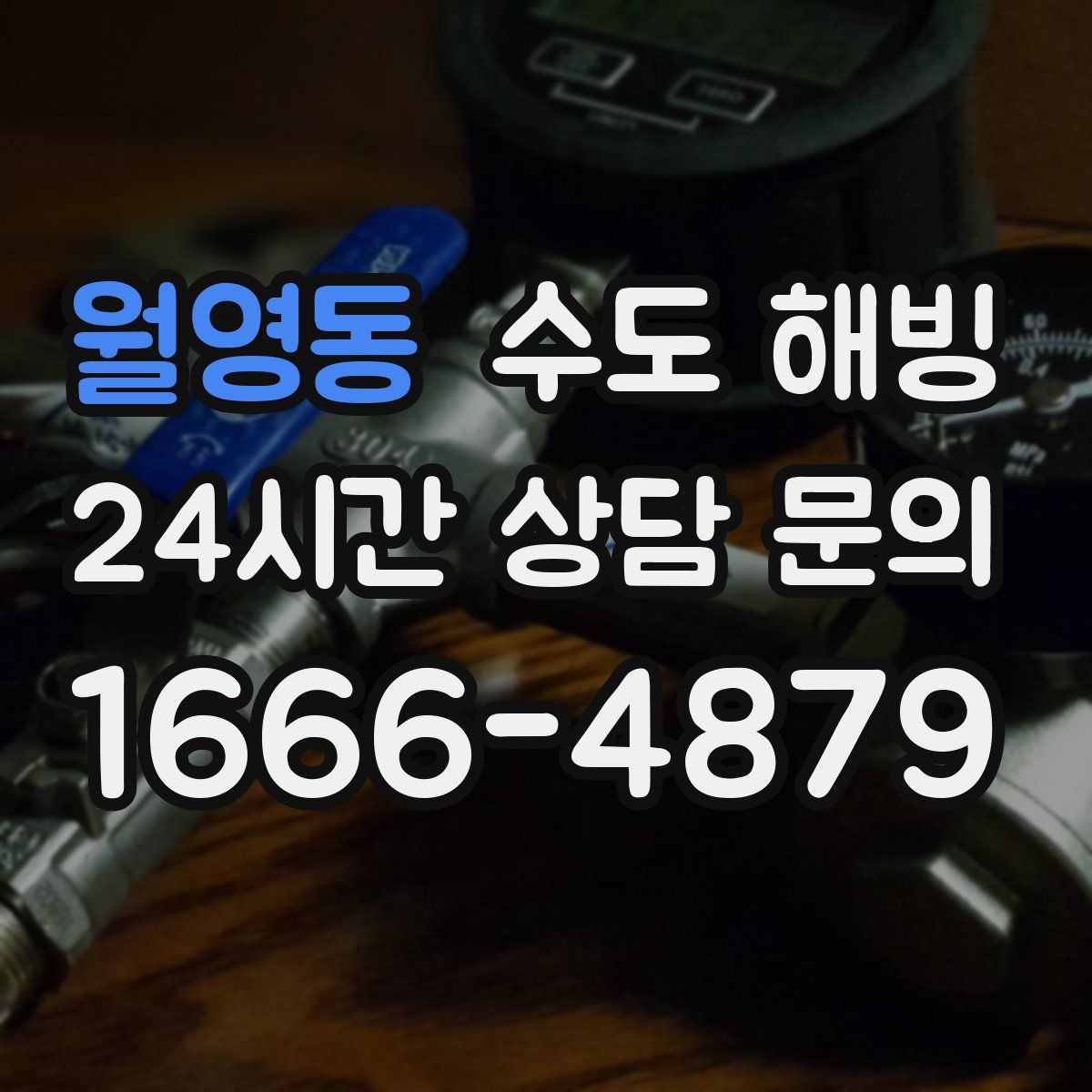 월영동 수도 해빙