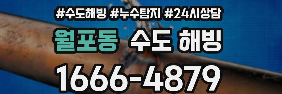 월포동 수도 해빙