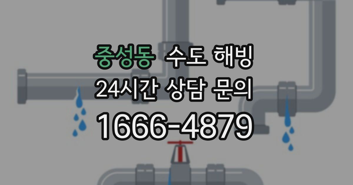 중성동 수도 해빙