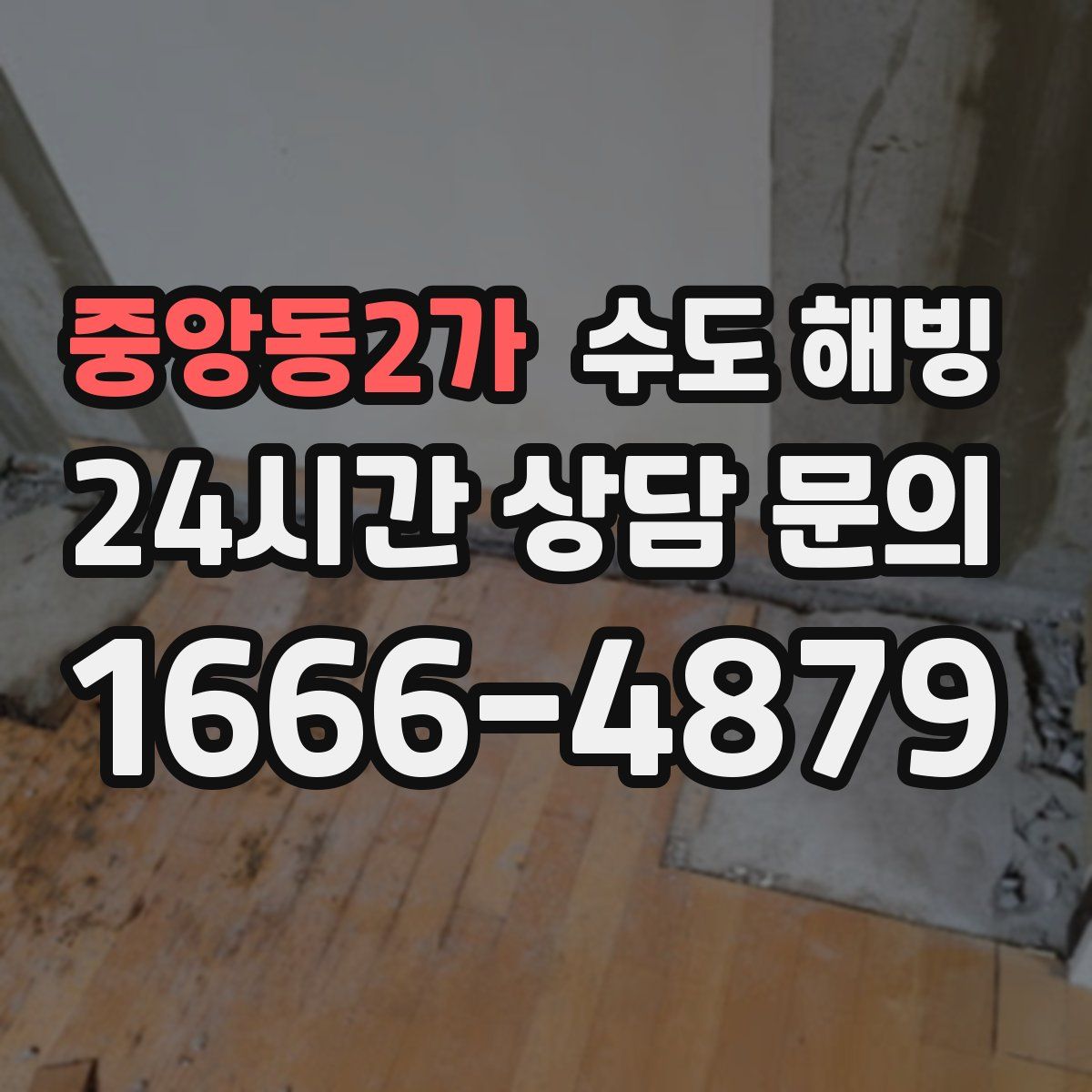 중앙동2가 수도 해빙