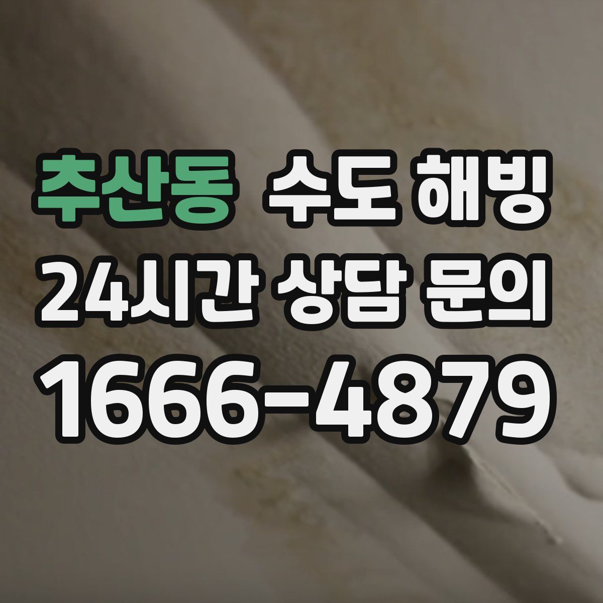 추산동 수도 해빙