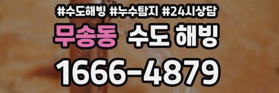 무송동 수도 해빙