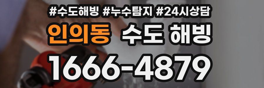 인의동 수도 해빙