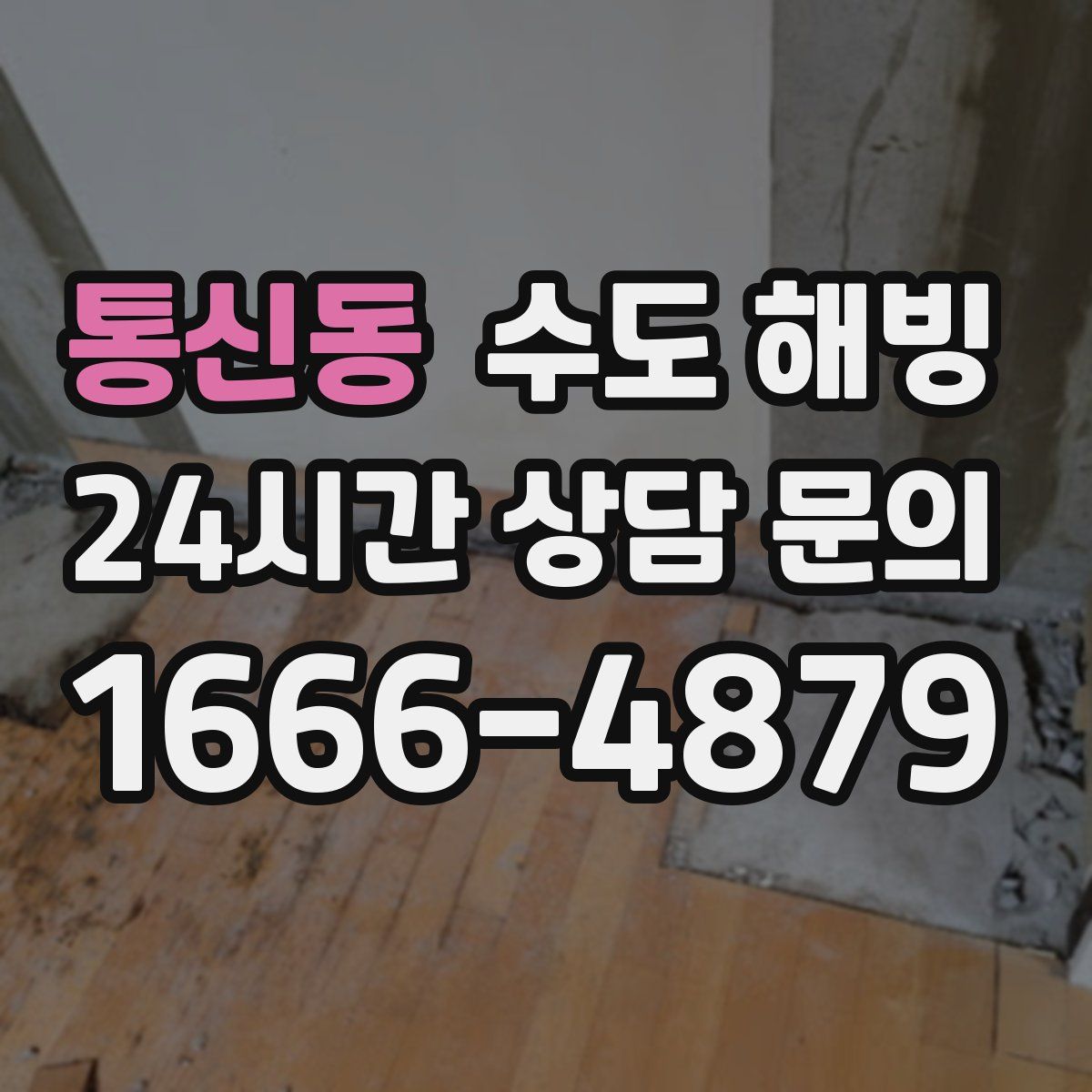 통신동 수도 해빙