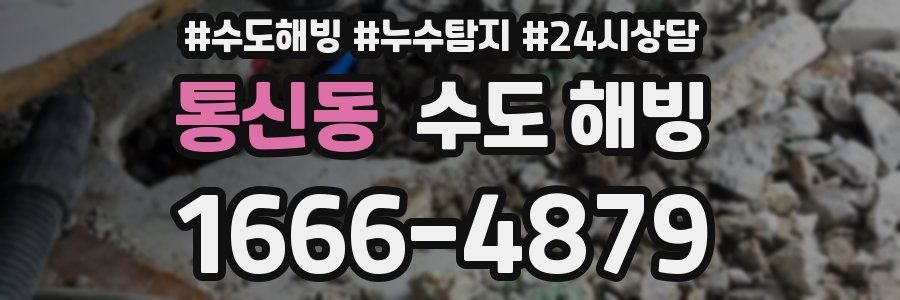 통신동 수도 해빙