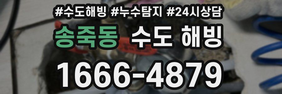 송죽동 수도 해빙