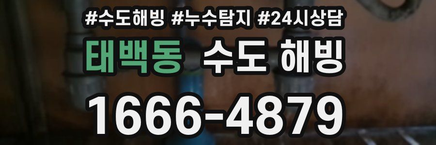 태백동 수도 해빙